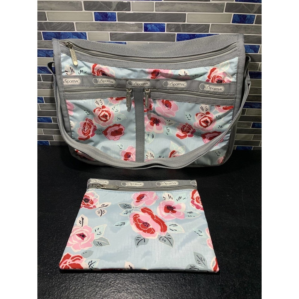 LE SPORTSAC EVERDAY BAG / CROSSBODY / ROSE DESIGN